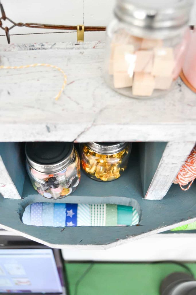 If you are looking for more ideas for craft storage, click over and see how easy it is to create a DIY craft box from something you may have on hand. 