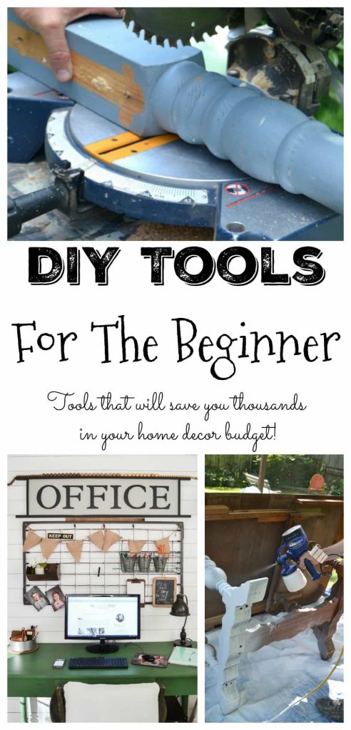 Want to start DIYing, but don't know what tools you need? These Beginner DIY Tools For The Beginner will get you started on the right foot.