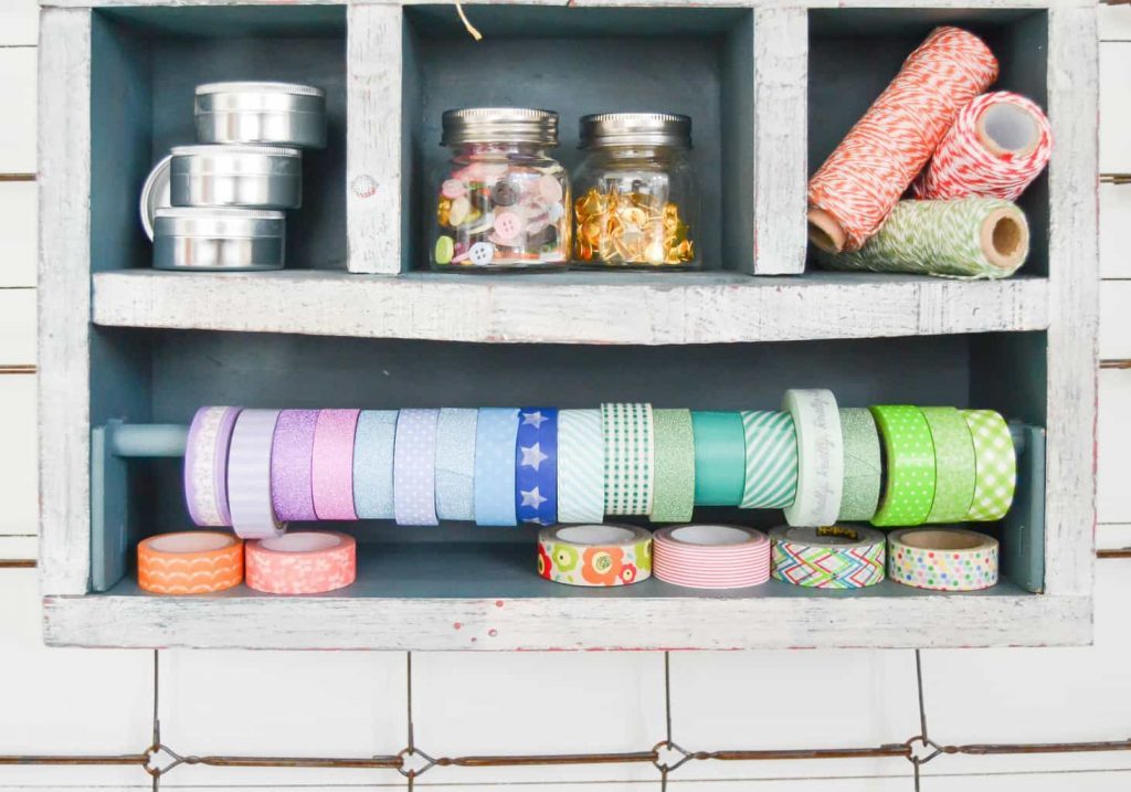 If you are looking for more ideas for craft storage, click over and see how easy it is to create a DIY craft box from something you may have on hand. 