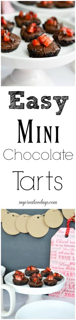 If you are looking for easy mini chocolate tarts, click over to see how you can make these tarts that are a crowd pleaser!
