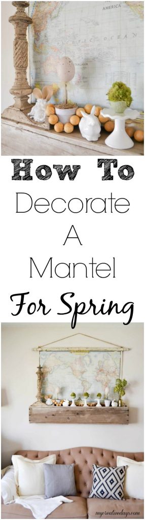 Do you struggle with decorating your mantel? Click over and see how to take the stress out of it and how to decorate a mantel easily!