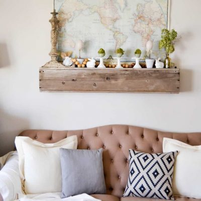 How To Decorate A Mantel For Spring