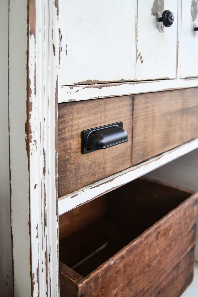 Dresser Makeover With Ship Lap - Don't get rid of your broken dresser! Check out this Dresser Makeover with Ship Lap for a unique way to breath new life to your old dresser.