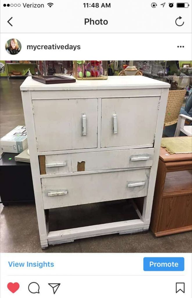 Dresser Makeover With Ship Lap - Don't get rid of your broken dresser! Check out this Dresser Makeover with Ship Lap for a unique way to breath new life to your old dresser.