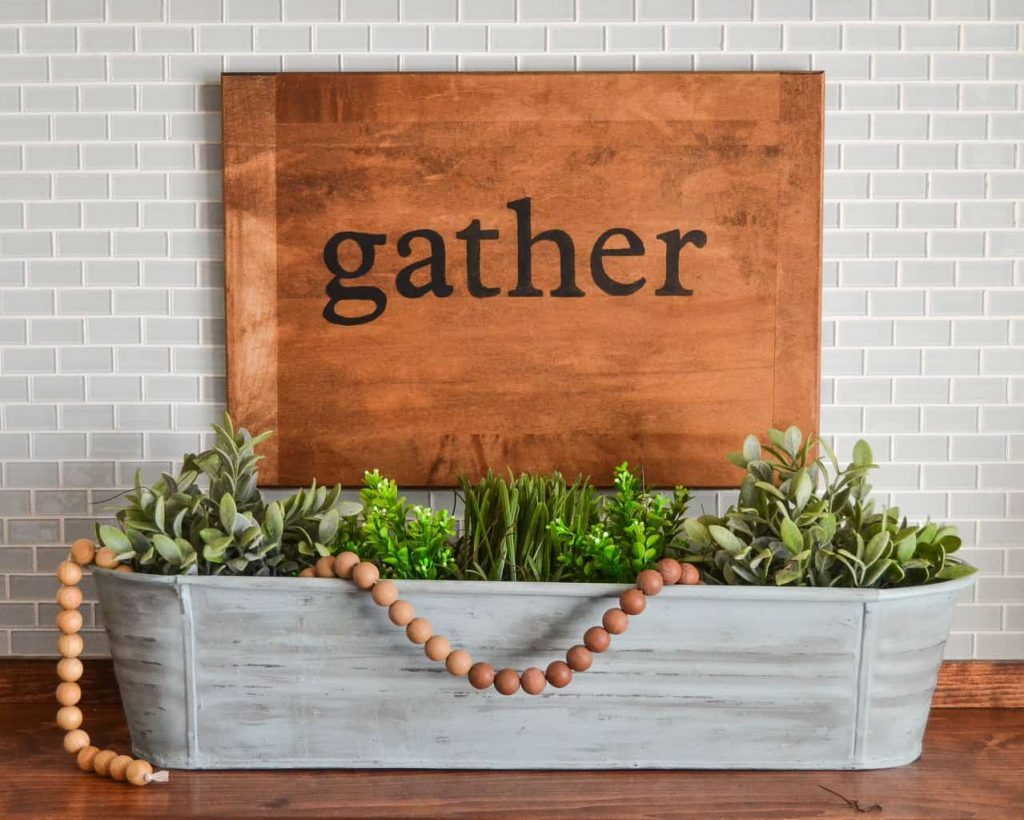 If you are looking for a galvanized tub planter, click over and see how easy it is to create a painted galvanized planter for all your planting needs. 