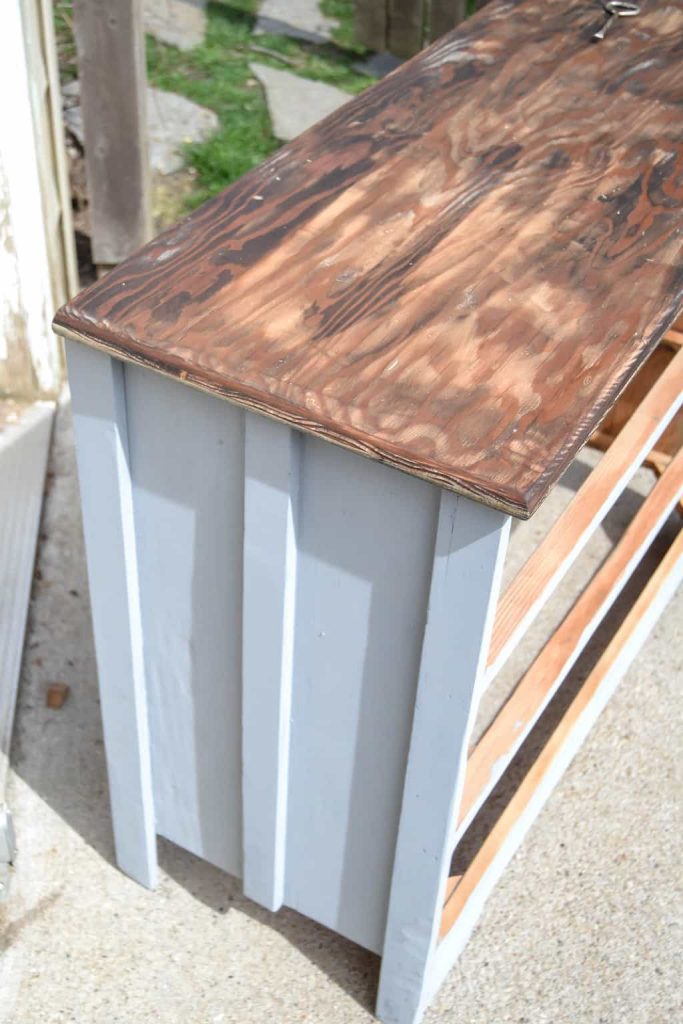 Dresser Makeover With Milk Paint - Want to try milk paint on a piece of furniture? Check out this Dresser Makeover With Milk Paint!