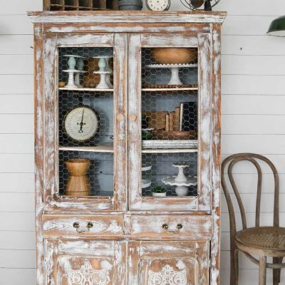 DIY Farmhouse Hutch Makeover