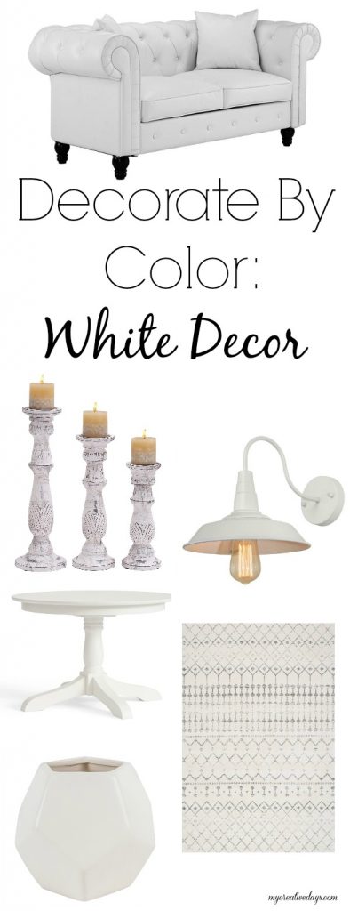 If you love the color white and want to start adding white decor to your home, click over and find some amazing pieces that will add the color to your home.