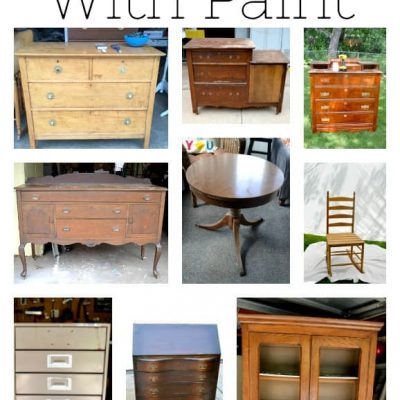 20 Furniture Makeovers With Paint