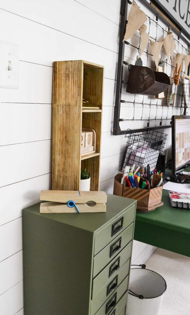 DIY Metal Cabinet Makeover - Have an old, rusty metal cabinet in your garage? Check out this DIY Metal Cabinet Makeover from My Creative Days and bring it out of the dark garage and into your home!