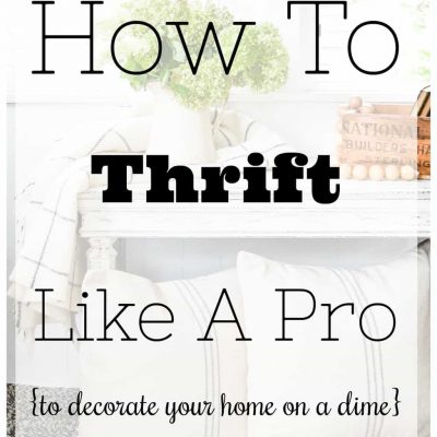 How To Thrift Like A Pro: Decorate On A Dime