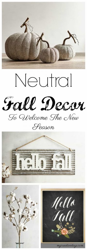 Neutral Fall Decor - Looking for neutral fall decor to add to your home this year? Check out these pieces that will fit with any style space!