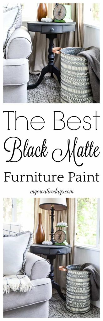 Black Matte Furniture Paint - Looking for a great black matte furniture paint? You need to try Caviar from Dixie Belle Paint Co. It is a beautiful matte black color.