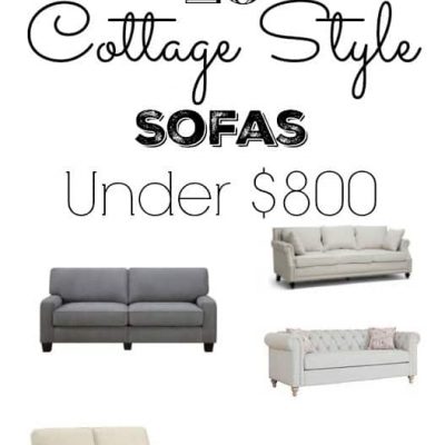 20 Cottage Style Sofas Under $800