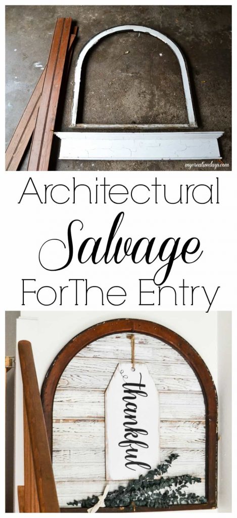 DIY Architectural Salvage - Architectural Salvage can be turned into beautiful decor for your home!