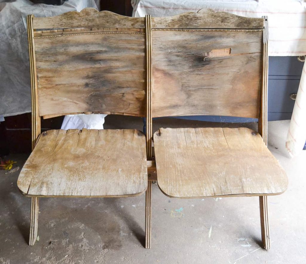 Repurposed Chairs - Turn vintage theater seats into DIY wall decor.