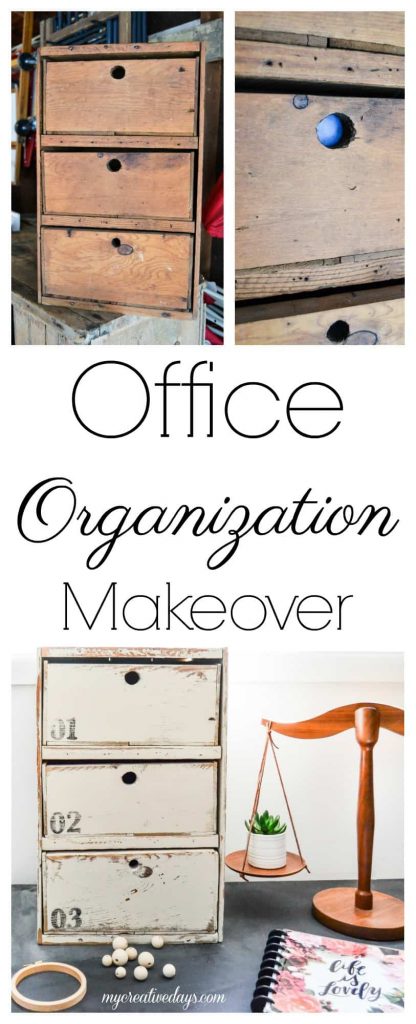 Having a home office that is functional and pretty is important and this office organization project accomplishes both.