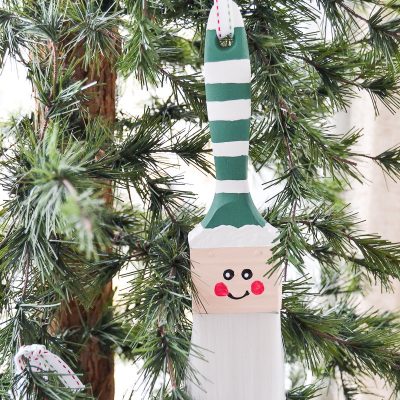 Paint Brush Christmas Tree Decorations