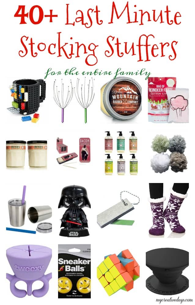 40+ Last Minute Stocking Stuffers for the entire family.