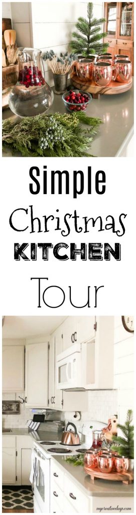 Adding Festive Touches To This Christmas Kitchen Tour.