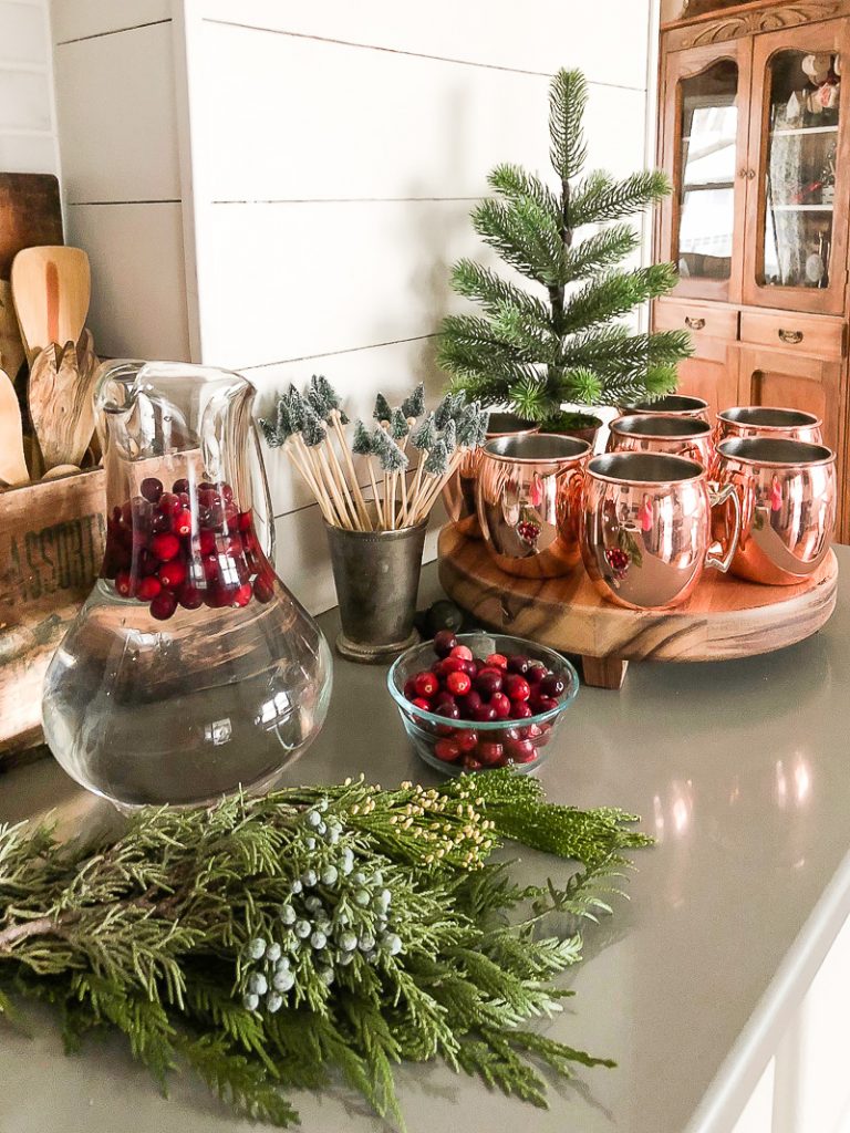 Christmas Kitchen Tour - Adding Festive Touches To This Christmas Kitchen Tour.