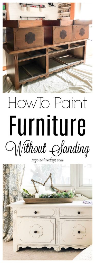 Skip the sanding and learn how to paint furniture without sanding.