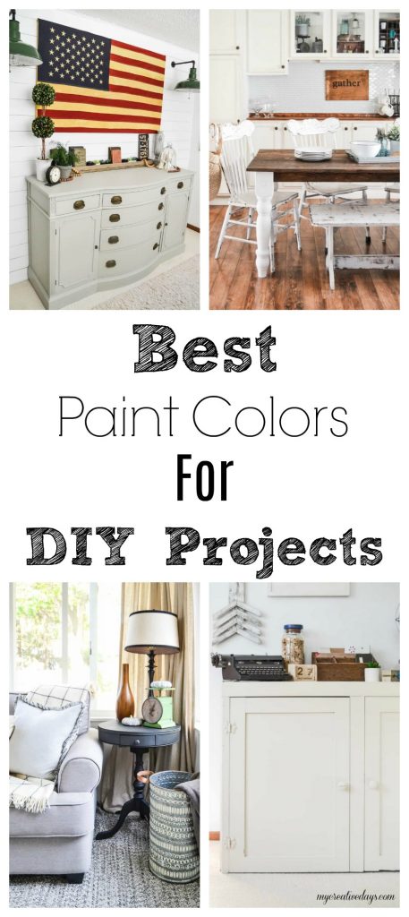Looking for paint colors for your next project? These Paint Colors are perfect for all of your DIY projects. 