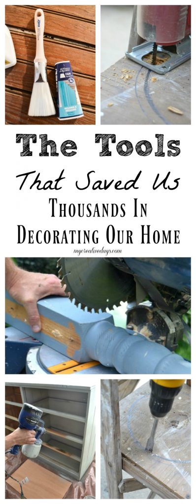 Invest in the right DIY tools so you can save thousands of dollars in decorating your home! This post will show you how.
