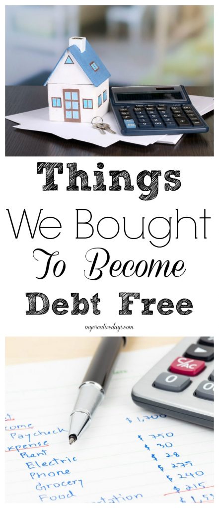 If you goal is to be debt free, this post will give you all the things we bought that helped us get out of debt fast. These items are not things you would typically think of when you want to get out of debt, but they made our goal a reality.
