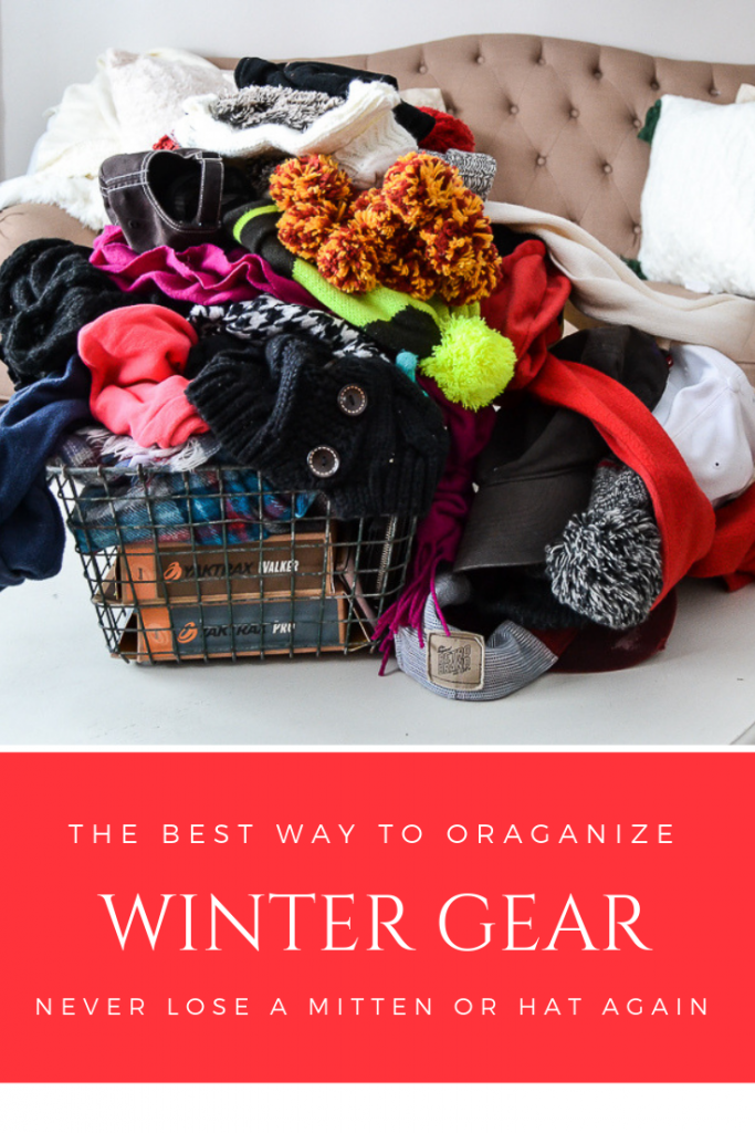 If you are tired of never being able to find hats, gloves or mittens in the winter, click over to find the best way to organize winter gear so you can always find what you need. 