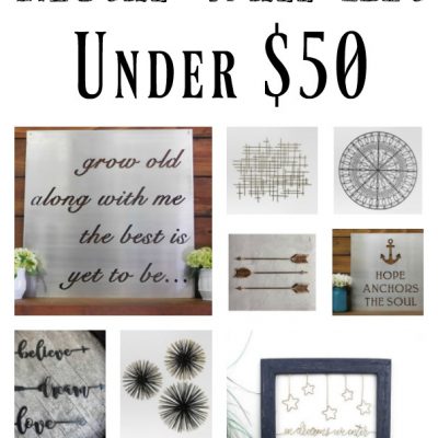 20+ Metal Wall Art Under $50