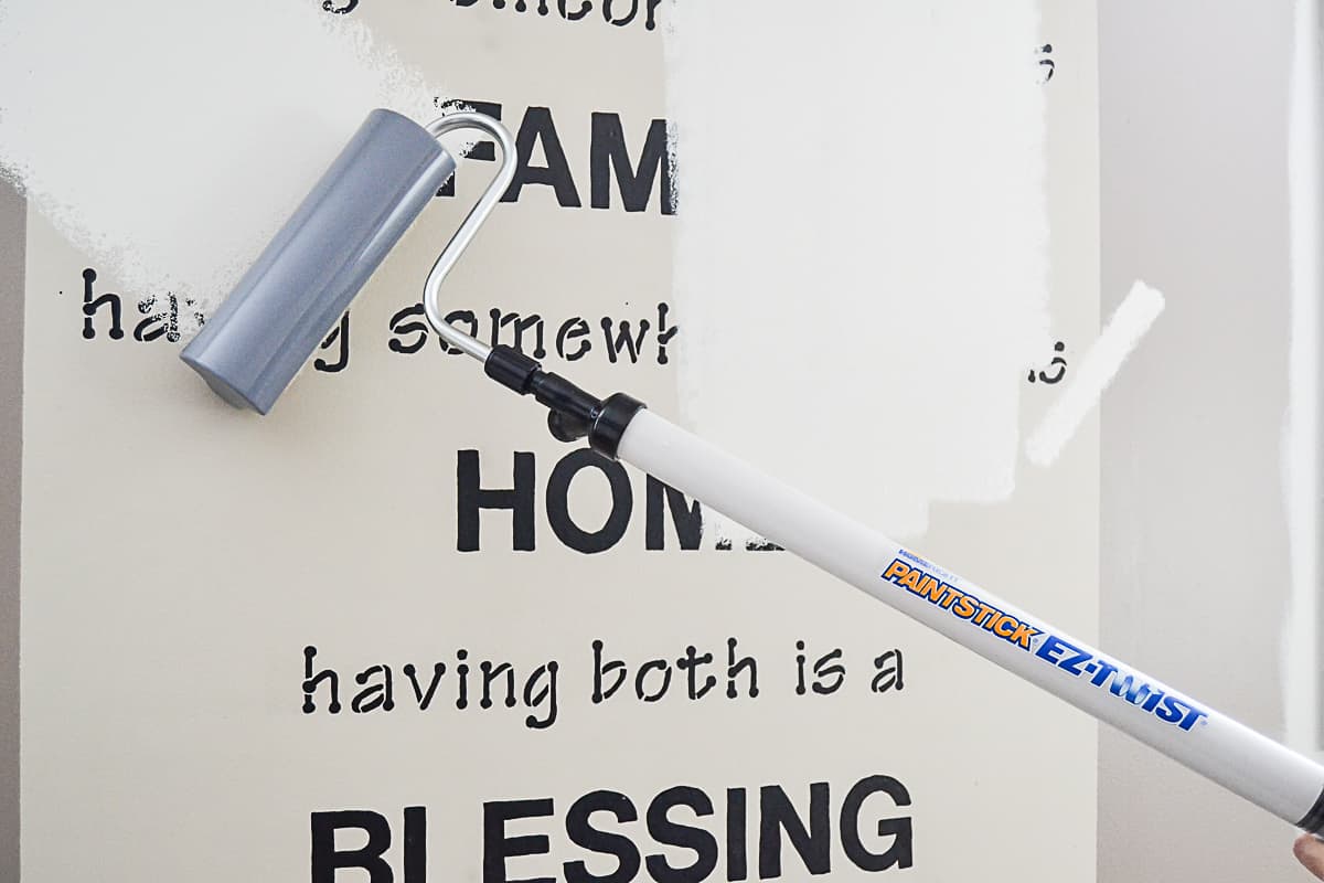 Using HomeRight Paint Sticks to Paint Our Dining Room - Bluesky at Home