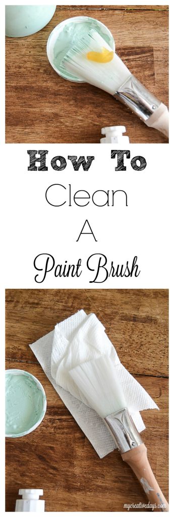 Tired of throwing out paint brushes because you can't get them clean? Click over to see how to clean a paint brush easily and effectively every time!