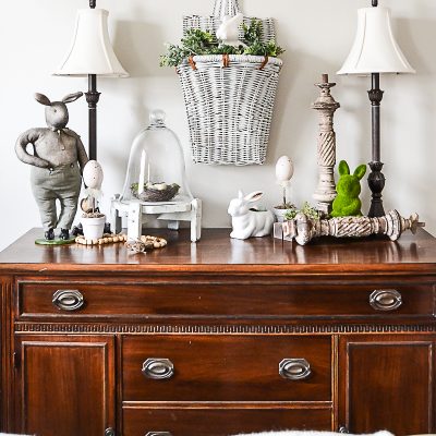 DIY Spring Decorations For The Family Room