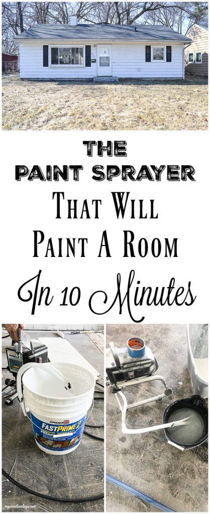 If you are looking to invest in a paint sprayer that is going to be your painting projects easier and faster, click over to find the paint sprayer that helped us prime the walls in the entire house in an hour.