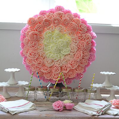 DIY Flower Wreath Idea