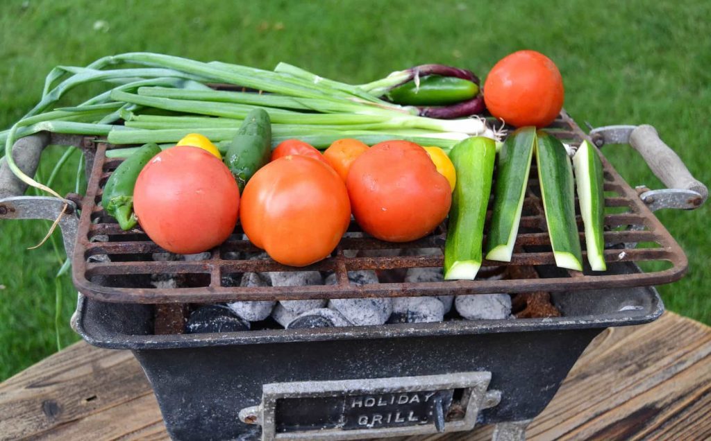 If you love homemade salsa, click over to get this easy Roasted Spicy Salsa Recipe that can be made from your garden veggies. 