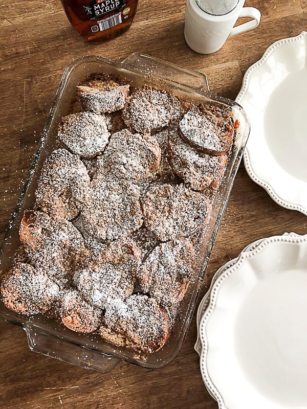 If you are looking for an easy breakfast idea that you can make ahead of time, click over to get this easy Overnight French Toast Casserole that will make breakfast this next morning quick and easy.