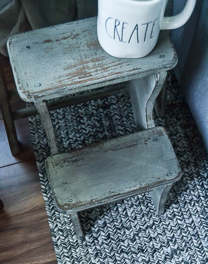 If you are in need of a small side table in your space, click over and see how easy it is to add one without spending a lot of money just by thinking outside of the box. This small side table will also add a ton of charm to your space as well! 