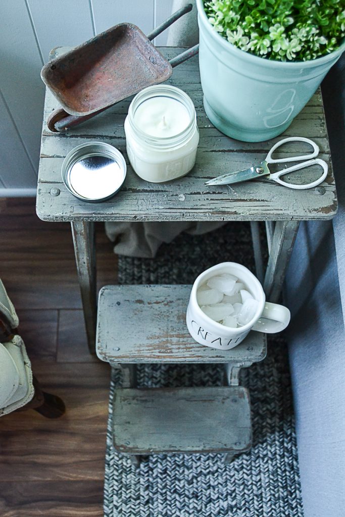 If you are in need of a small side table in your space, click over and see how easy it is to add one without spending a lot of money just by thinking outside of the box. This small side table will also add a ton of charm to your space as well! 
