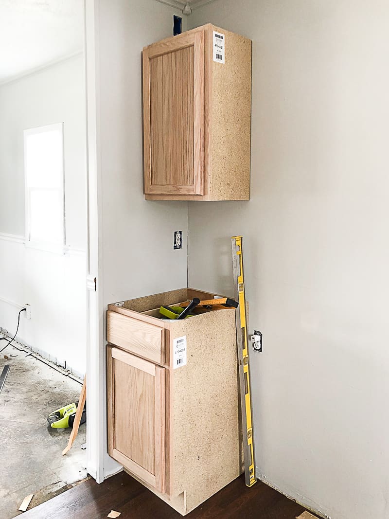 Unfinished Wood Cabinets To Make The Flip House Kitchen Beautiful