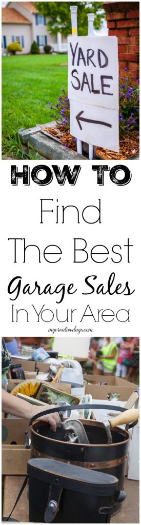 Are you looking for a great garage sale finder? If so, click over to get some great tips for locating the best garage sales around your area.