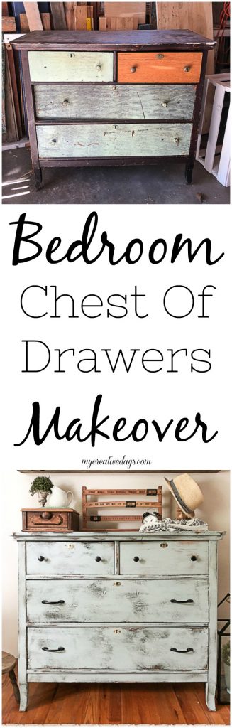 If you have a bedroom chest that is in need of a makeover, click over and see how this chest was transformed with paint, sandpaper and one of my favorite paint brushes!