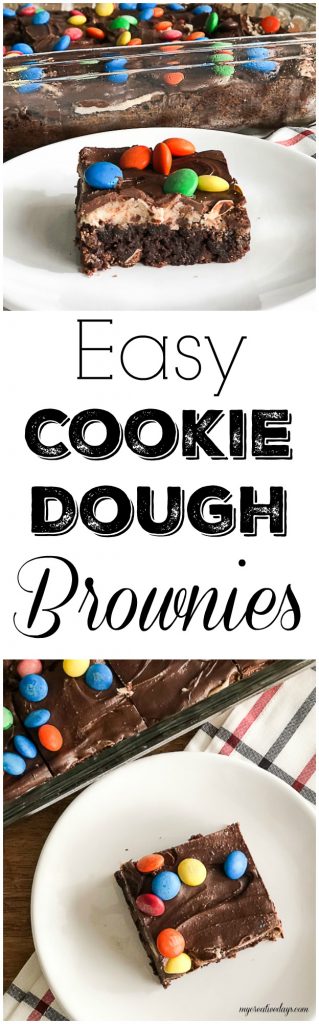If you are looking for a brownie recipe that is easy to make and that you family and friends will love, click over to get this cookie dough brownies recipe!