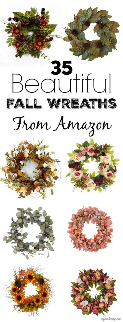 If you are looking for a beautiful fall wreath to add to your home this season, click over to find 35 fall wreaths from Amazon that will welcome the season with open arms. 