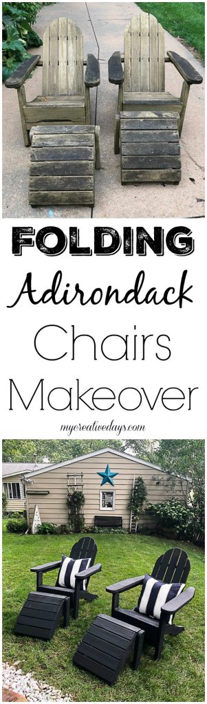 If you have adirondack chairs that have lost their luster, click over and see how easy it is to give your folding adirondack chairs a makeover so you love and use them again. 