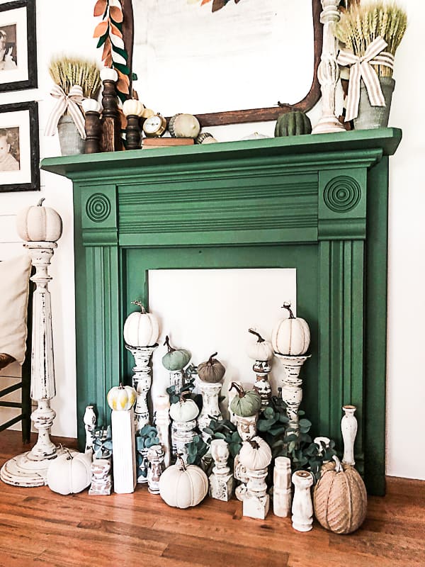 If you are looking for a wood fireplace surround, click over to see how we made over this wood fireplace mantel we found at a thrift store to fit our home.