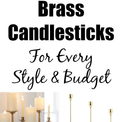 30+ Brass Candlesticks For Every Style & Budget