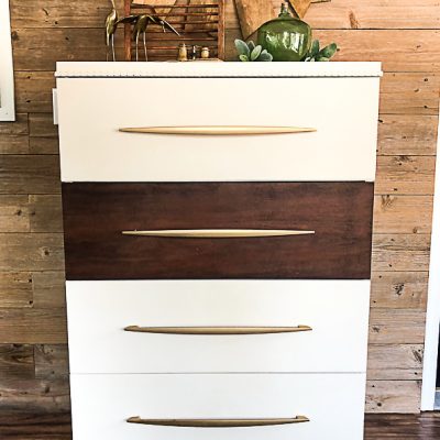 Mid-Century Modern Dresser Makeover