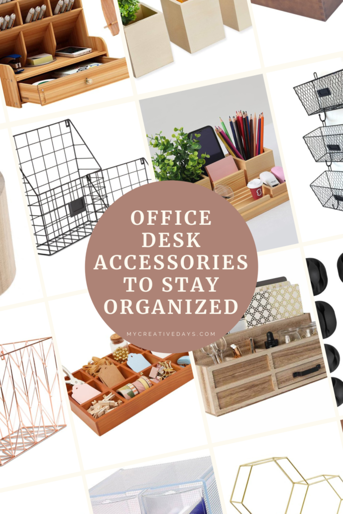 Staying organized in your office - specifically, your desk is hard. These office desk accessories are sure to keep you organized.